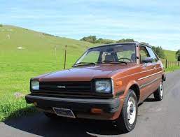 Two Owners Blue Plate 1981 Toyota Starlet Toyota Starlet Toyota Classic Cars