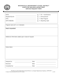You can use these forms to request for service, feedback, maintenance, absence, sponsorship, and many more. Service Request Form Templates Word Excel Fomats