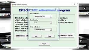 Microsoft windows supported operating system. Epson Stylus Cx4300 Adjustment Program