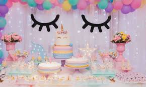 Votre fille souhaite une deco anniversaire avec des licornes ? Anniversaire Licorne Organisation Animation Enfant A Theme Decoration