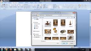 Die inhalte sind zu 100% anpassbar und den text kannst du ohne vorkenntnisse bearbeiten. How To Insert A Background In Microsoft Word 2007 Tech Niche Youtube
