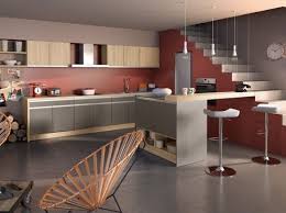 Une Cuisine Design Pour Un Interieur Contemporain Elle Decoration Cuisine Couleur Taupe Cuisine Taupe Cuisines Design
