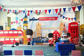 For additional ideas not mentioned here, check out the love in london pinterest board. London Themed Boy S First Birthday Party Spaceships And Laser Beams