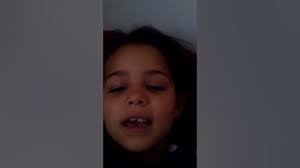 My daughter who wants to be a singer