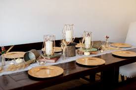 Our Classic Emerson Trestle Farm Table Dressed Up For Thanksgiving Farm Table Dining Table In Kitchen Farm Dining Table