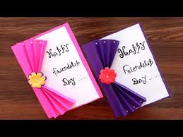 Browse ideas categories friendship messages: Diy Specially For Friendship Day Very Easy Multipurpose Greeting Card Idea Friendship Day Card Youtube