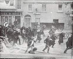 Two days of rioting that became known as the battle of bogside (after the catholic area in which the confrontation occurred) stemmed from the escalating clash between nationalists and the ruc, which was acting as a buffer between loyalist marchers and catholic residents of the area. 1969 Northern Ireland Riots Wikipedia