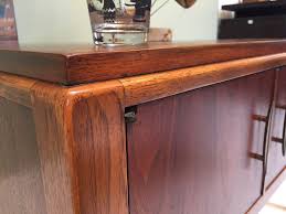 Vintage lane burl wood box on stand side table. Shop Atomic Pad Deja Vu