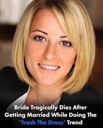 She was posing for photos when it all went wrong.