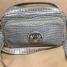 I'm stuck with a 80.00 ugly bag! Kathy Van Zeeland Bags Grey Snakeskin Kathy Vanzeeland Crossbody Purse Poshmark