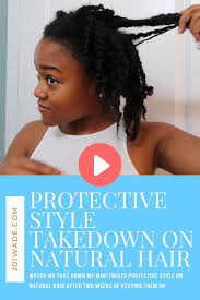 But since we do not want you to overthink, below are the different kinky twist natural hair neatly done can last for almost a month, and even when it ages, it will appear as if you have dreadlocks. 2 Week Old Mini Twists Protective Style Takedown On Natural Hair Joi Wade