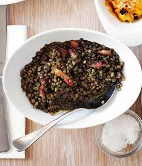 Lentils With Pancetta And Pistou Recipe Recipes Pancetta Lentil Recipes