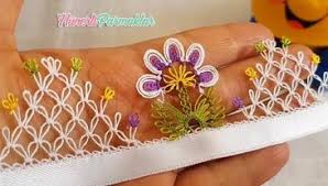 Igne Oyasi Havlu Kenari Yapimi Hunerliparmaklar Boncuk Havlular Boncuk Isi