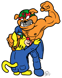 animal genitalia anthro dribble (warioware) furry gay male male  only mario (series) nintendo spitz (warioware) tagme undressing warioware 