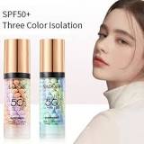 Face Makeup Primer Tri-color Cream Contour Color Isolation ...