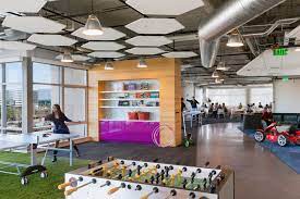 Also called the googleplex, the company's global headquarters had legendary perks including wellness classes, cafes, and office designs that will put the average. Godaddy Silicon Valley Office Des Architects Engineers Archdaily