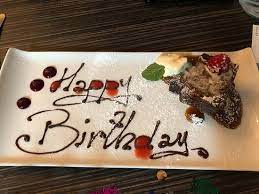 Mix all ingredients well with a whisk. Sticky Toffee Pudding Happy Birthday Picture Of Porto Restaurant Bowness On Windermere Tripadvisor