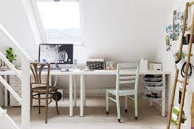 white ikea linnmon adils table setup for home office minimalist desk design ideas minimalist desk design home desk design