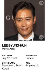 Lee Byung Hun❤Always be grateful ♥️