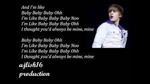 Justin Bieber Baby Acoustic Lyrics Youtube