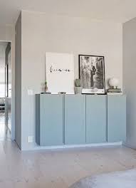 blauwe kast decoraties home deco woonkamerkasten