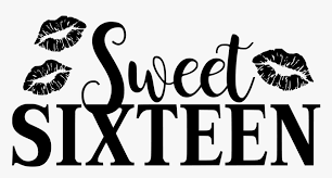 Download Sweet 16 Svg Free Hd Png Download Kindpng