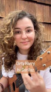 This song puts the (low) G in GORILLAZ! It’s Dirty Harry 😎✨, uke: flight  travel concert with worth brown low gggggg, shirt: AMAZING CREATURE FROM  THE UKE LAGOON FROM MY FRIENDS AT @uke_republic 🫶🏻✨, ...