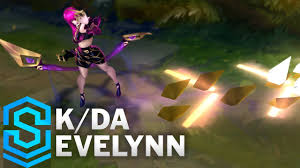 K Da Evelynn Skin Spotlight Pre Release League Of Legends Youtube However, when fans went to view the new evelynn skin in the pbe they found that she has a very different hairdo. k da evelynn skin spotlight pre release league of legends