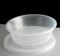 Satco T1100 Clear Round Plastic Container And Lid 840ml Storing/Freezing  Foods | eBay