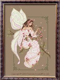 Passione ricamo cross stitch patterns. Spring Fairy Spirit Cross Stitch Pattern By Passione Ricamo Cross Stitch Cross Stitch Angels Cross Stitch Patterns
