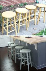 This plan is perfect for beginners, as it is inexpensive and straightforward to make. 15 Gorgeous Diy Barstools That Add Comfortable Style To The Kitchen Diy Crafts