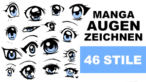 Tutorial Manga Augen Zeichnen 46 Stile Youtube
