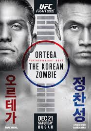 단독 ufc 오르테가전 패배 이후 정찬성 근황. Aomgofficial On Twitter ì •ì°¬ì„± Korean Zombie Ufc Fight Night 165 Busan ì •ì°¬ì„± Korean Zombie Vs ë¸Œë¼ì´ì–¸ ì˜¤ë¥´í…Œê°€ Brian Ortega Mark Your Calendars For The Ufc Main Event Korean Zombie On December