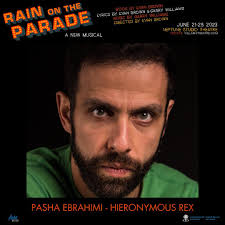 Pasha Ebrahimi (he/him) is ecstatic to be reunited with his former theatre  cohorts at Villains Theatre once again, and delighted to return home to the  east coast after working abroad. These days