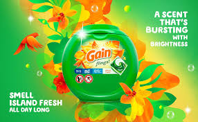 Take your nose on a sunnt vacation with the alluring . Amazon Com Gain Flings Liquid Laundry Detergent Pacs Island Fresh 96 Count Health Household
