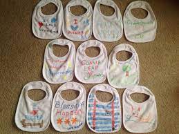 Decorate A Bib Baby Shower Activity Baby Shower Fall Baby Shower Fun Baby Boy Shower
