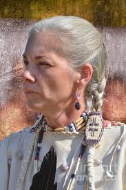 Native American Woman Jigsaw Puzzle by Kathy Baccari