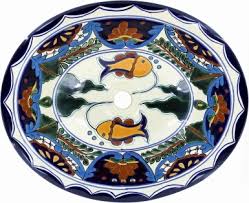 oval drop in mexican ceramic sinks