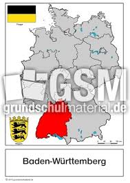 Das landeswappen zählt ebenso wie die landesflagge zu den hoheitszeichen des saarlandes. Wappen Baden Wurttemberg Bundeslandkarten Bundesrepublik Deutschland Erdkunde Sachthemen Hus Klasse 4 Grundschulmaterial De