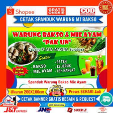17spanduk warkop jual kopi, es dan ceker setan. Spanduk Banner Warung Kopi Shopee Indonesia