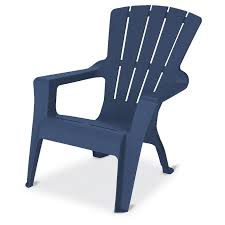 Midnight Stackable Outdoor Adirondack Chair 231723 The Home Depot Blue Adirondack Chair Home Depot Adirondack Chairs Adirondack Furniture