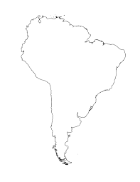 Blank Map Of South America Template South America Map South America Continent America Map