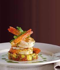 Easy appetizers, gourmet appetizer index recipes, photographs, appetizers, party trays, amuse bouche,first course appetizers,canapes,crostini,cheese,olive,shrimp, mushroom,pate,spreads,dips,chicken,beef. Prawns On Avocado Salsa Looks Easy Yet So Stunning Avocado Salsa Recipe Food Presentation Recipes