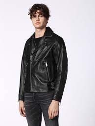 Diesel L Kramps Leather Jackets Xs Mens Jackets Leather Jacket Black Leather Jacket