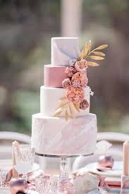 Pink and grey marble cake. 62 Chic And Luxurious Marble Wedding Cakes Weddingomania