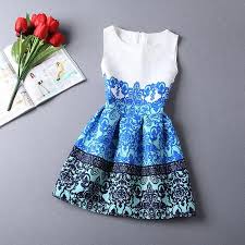 Online Buy Wholesale 12 Year Old From China 12 Year Old Wholesalers Printed Casual Dresses Kids Dress Summer Dress 2015