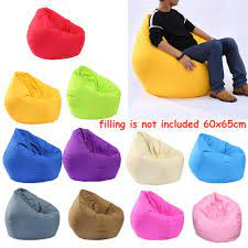 A bean bag chair is all in one: Asypets Waterproof Stuffed Animal Storage Toy Bean Bag Solid Color Oxford Chair Cover Large Beanbag Filling Is Not Included 35 Outdoor Bean Bag Sofas Aliexpress