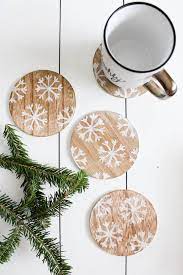 One Spot Diy Snowflake Coasters Within The Grove Winter Decorations Diy Winter Diy Snow Flakes Diy