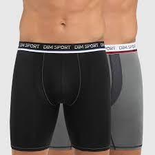 Que vous soyez dentelle ou coton tout doux, de jolis coordonnés vous attendent. Dim Sport Pack Of 2 Active Thermoregulation Microfibre Trunks In Black And Grey