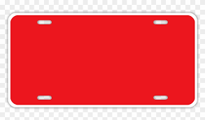 Free printable license plate template. Printable License Plate Template Blank Red License Plate Free Transparent Png Clipart Images Download